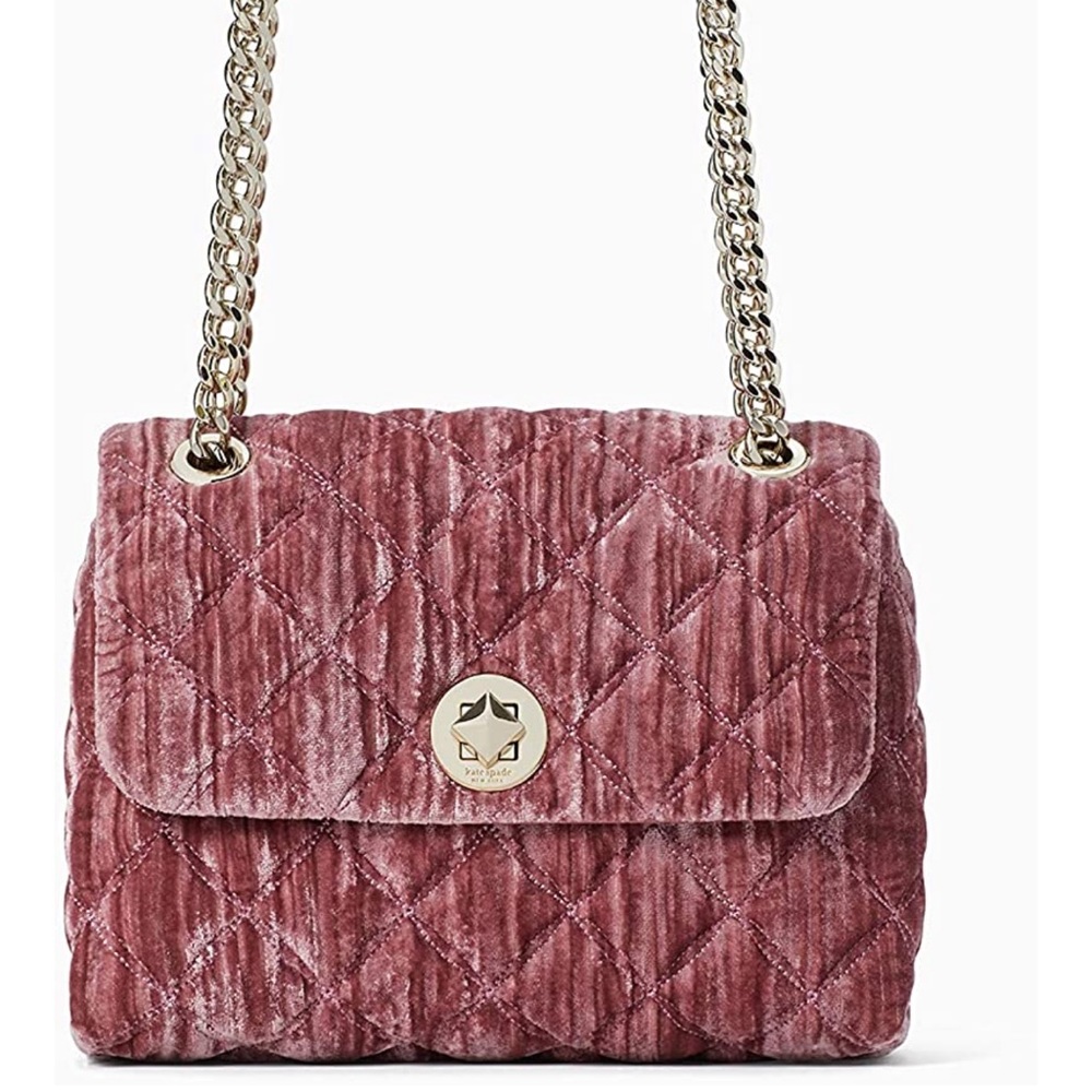 Kate Spade Natalia Crushed Velvet Small Crossbody